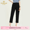 乔万尼秋季新款弹力舒适显瘦格纹七分直筒休闲裤子EB4F062 商品缩略图0