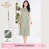 【花罗】乔万尼真丝桑蚕丝连衣裙夏季新款小飞袖旗袍设计EF2E313 商品缩略图0