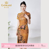 乔万尼真丝提花连衣裙重磅40mm桑蚕丝新中式复古旗袍ET2E315 商品缩略图0