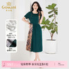 乔万尼真丝桑蚕丝连衣裙新款不规则拼接设计感EF2E402 商品缩略图0