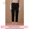 乔万尼简约修身显瘦黑色裤子EM3F323 商品缩略图0