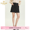 乔万尼新款A字版显瘦显腿长格纹英伦风时尚复古百搭半身裙ES3D532 商品缩略图0