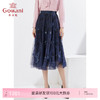 乔万尼新款半身裙蕾丝重磅绣花EI3D157 商品缩略图0