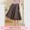乔万尼半身裙新款高腰雪纺轻奢高级感网纱法式半裙EF3D888 商品缩略图0