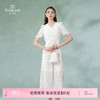 乔万尼白色连衣裙女新款气质法式高级感显瘦长裙DF2E412 商品缩略图0