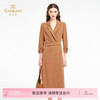 乔万尼春新品气质干练西服式异性金属扣收腰连衣裙ED3E226 商品缩略图0