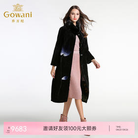 乔万尼冬季皮草外套两面穿水貂毛领EN4P155