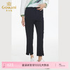 乔万尼设计感前开叉显瘦九分裤EF4F198 商品缩略图0