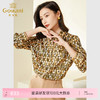 乔万尼长袖衬衫女新款小众设计感复古几何上衣EF3C875 商品缩略图0