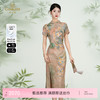乔万尼新品新中式温婉典雅旗袍100%真丝连衣裙ED2E417 商品缩略图0