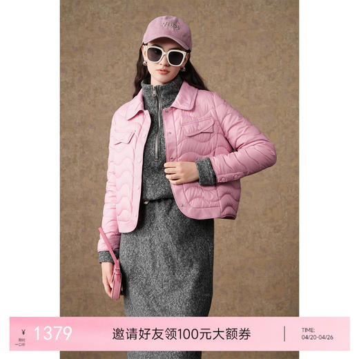 乔万尼短款显高羽绒服轻盈日常简约短款EM4T642 商品图0