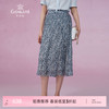 乔万尼百褶半身裙夏季新品显瘦百搭油画风设计师款ET2D305 商品缩略图0