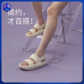 优调XT917凉鞋时尚潮流外穿厚底女夏季柔软平底情侣百搭男士