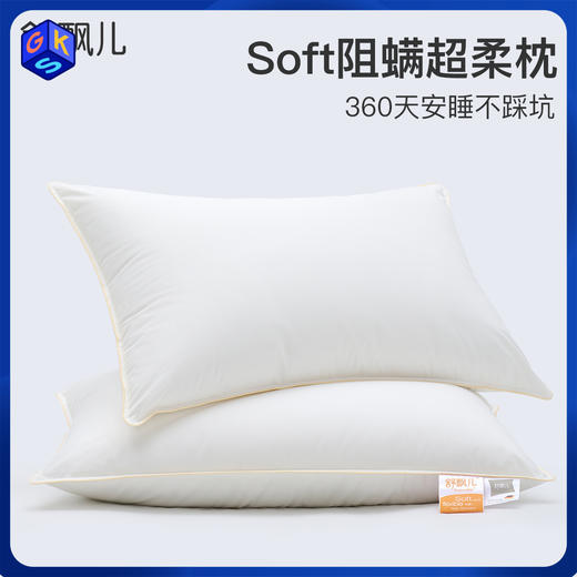 Suprelle舒飘儿 阻螨超柔慢回弹枕 商品图0