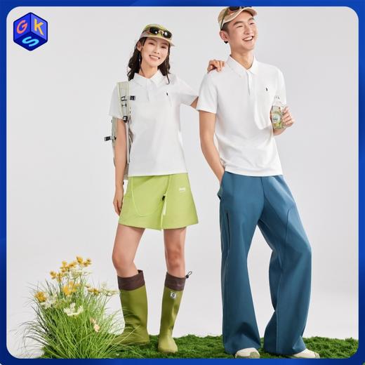 polo2件118【HOUSHENG厚盛--森系华夫格冰格POLO衫】轻奢级微垂感锦纶冰丝面料|冰凉感|3D立体剪裁正肩版 商品图0