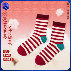 【两件包邮】森林棠26新年限定儿童中筒袜棉柔高弹耐磨舒适保暖袜子
