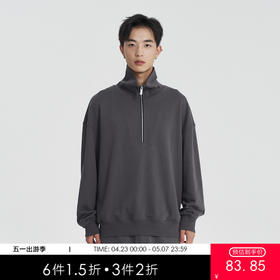 MODE COMMUTER | MC秋季半开襟立领卫衣男简约通勤时尚MCE131056C