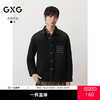GXG男装 撞色绣花牛仔衬衫通勤男休闲外套长袖上衣 2025秋季 商品缩略图0