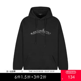 gxgjeans 男装2025秋季款男装卫衣青少年休闲百搭卫衣男连帽印花套头打底衫K&C