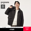 gxg.jeans男装 黑色肌理感分割设计简约翻领宽松夹克外套25秋热卖 商品缩略图0