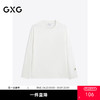 GXG男装 白色纯色设计简约基础长袖T恤男士   秋季热卖G24X343006 商品缩略图0