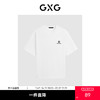 GXG夏季撞色绣花简约宽松休闲短袖t恤男 商品缩略图0