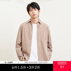 gxg.jeans男装  春季热卖翻领长袖衬衫 日常通勤休闲衬衫JFD10300161