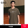 GXG男装 圆领T恤字母印花短袖针织 2025年夏季热卖G25X442089 商品缩略图0