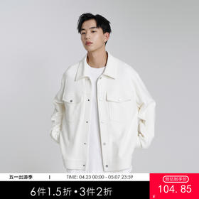 MODE COMMUTER秋季开襟翻领夹克有型休闲简约时尚通勤MCE121059C