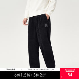 gxg.jeans男装冬季黑色直筒休闲长裤JEX10201334