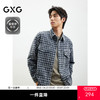 GXG男装格纹牛仔外套男25年春季热卖复古衬衫式夹克#G25DE91005 商品缩略图0