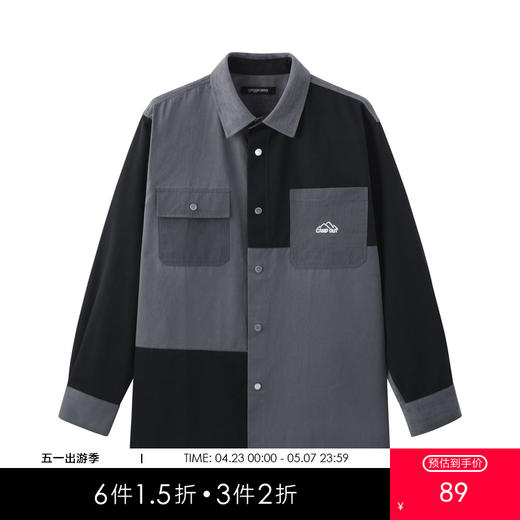 gxg.jeans男装春季翻领长袖衬衫JFX10302191 商品图0