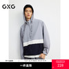 GXG男装 拼色暗纹面料轻户外翻领夹克外套25年春热卖G25X211009 商品缩略图0