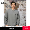 GXG男装 圆领字母印花分割线卫衣通勤长袖上衣 2025春季热卖 商品缩略图0