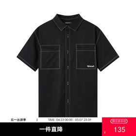 gxg.jeans男装  夏季热卖翻领短袖衬衫JEX12301802