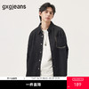 gxg.jeans男装 黑色复古撞色口袋时尚宽松牛仔衬衫外套 25秋热卖 商品缩略图0