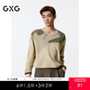 GXG男装 卡其色满身渐变休闲时尚圆领卫衣男士  秋季热卖G24X313002 商品缩略图0