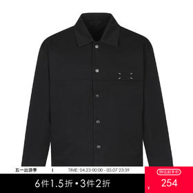 gxgjeans 男装2025秋款纯色百搭商务休闲夹克外套按扣翻领时尚潮流男上衣K&C