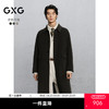 GXG男装 绿咖色全羊毛通勤长款大衣热卖G24X264021 商品缩略图0