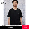 GXG男装 圆领T恤简约休闲字母印花短袖针织T恤  夏季热卖G25X442086 商品缩略图0