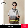 GXG男装 圆领T恤渐变染印短袖针织 2025年夏季热卖G25X442056 商品缩略图0