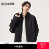 gxg.jeans男装 黑色拼接灯芯绒领工装宽松夹克外套男士 25秋热卖 商品缩略图0