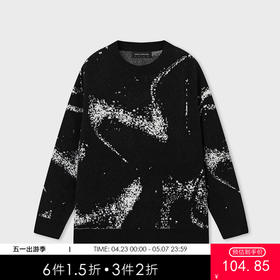 MODE COMMUTER | MC冬季32S混纺毛感纱线圆领线衫男MCE120064D