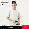 gxg.jeans男装 多色拼接肌理字母点缀简约圆领短袖T恤男 25夏热卖 商品缩略图0
