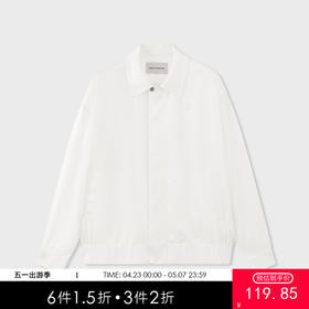 MC |MODE COMMUTER春季热卖通勤莱赛尔阔版翻领休闲夹克MCE121237B