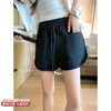<曾小咸推荐> 现货秒杀！微信超特价！韩系黑色带钻休闲短裤 日常129.99 立减70 秒杀59.99！ 商品缩略图0