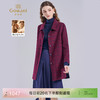 乔万尼新品绵羊毛大衣简约格纹设计感EI4A583 商品缩略图0
