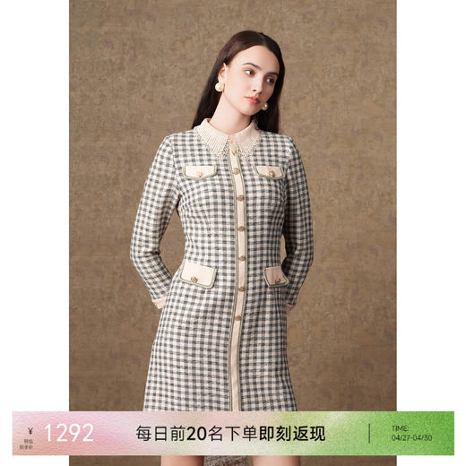 乔万尼针织连衣裙小香风千金感ET4E821 商品图0