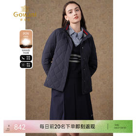 乔万尼短款收腰羽绒服简约高领保暖白鸭绒EI4T675