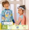 【云优选】TOSWIM拓胜儿童泳衣男女童连体长袖速干防晒小中童游泳衣2023年新款 商品缩略图0
